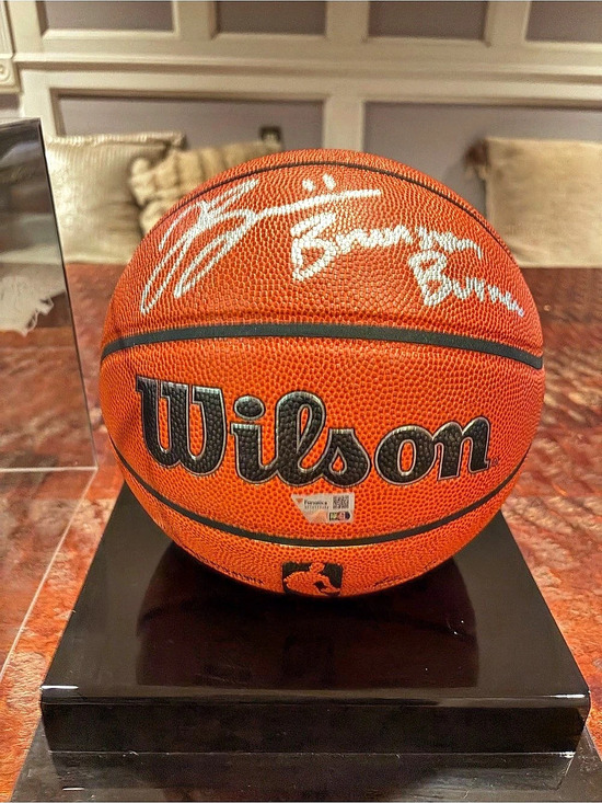 Wilson Other - Jalen Brunson Signed Official Ball With Brunson Burner Inscription! Fanatics COA